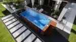 Freistehender GFK Pool Sunrise