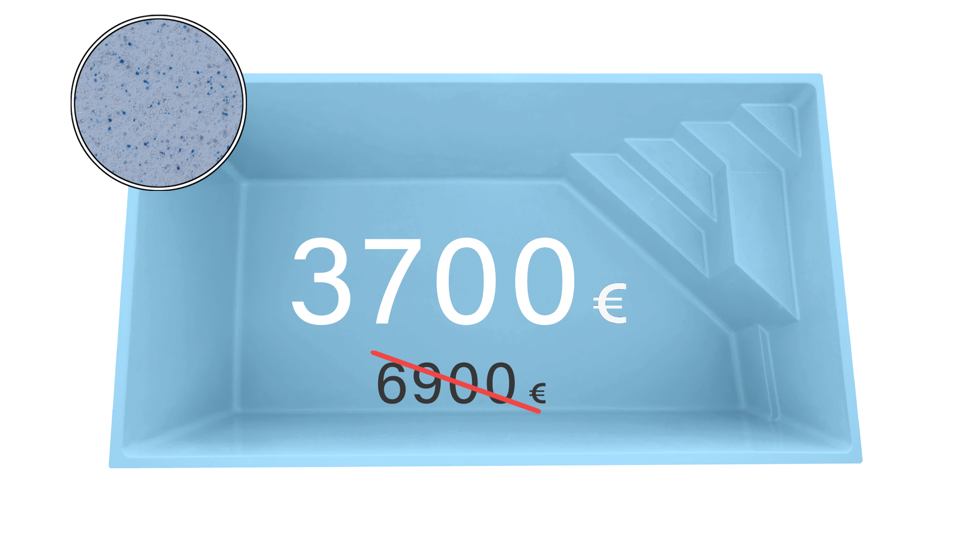 OFFER NIGHTFALL N6 3D TOP COT BLUE EUR GFK Pool “Nightfall 3D-Blau TOP-KOT 6 x 3 x 1,5 m Rabattangebot“ – Bild 1